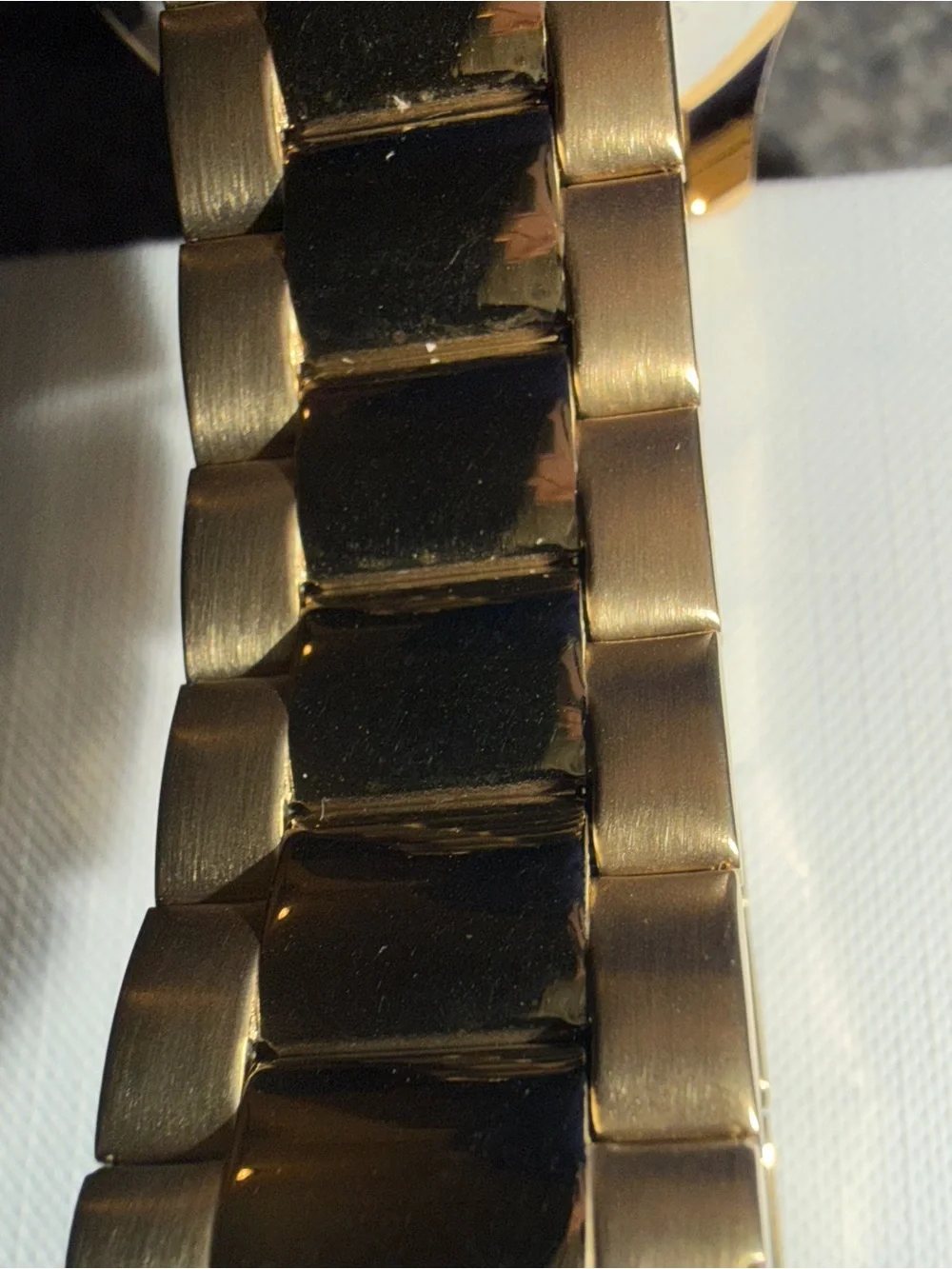 Michael Kors Oversized Berkley Pavé Gold-Tone Watch